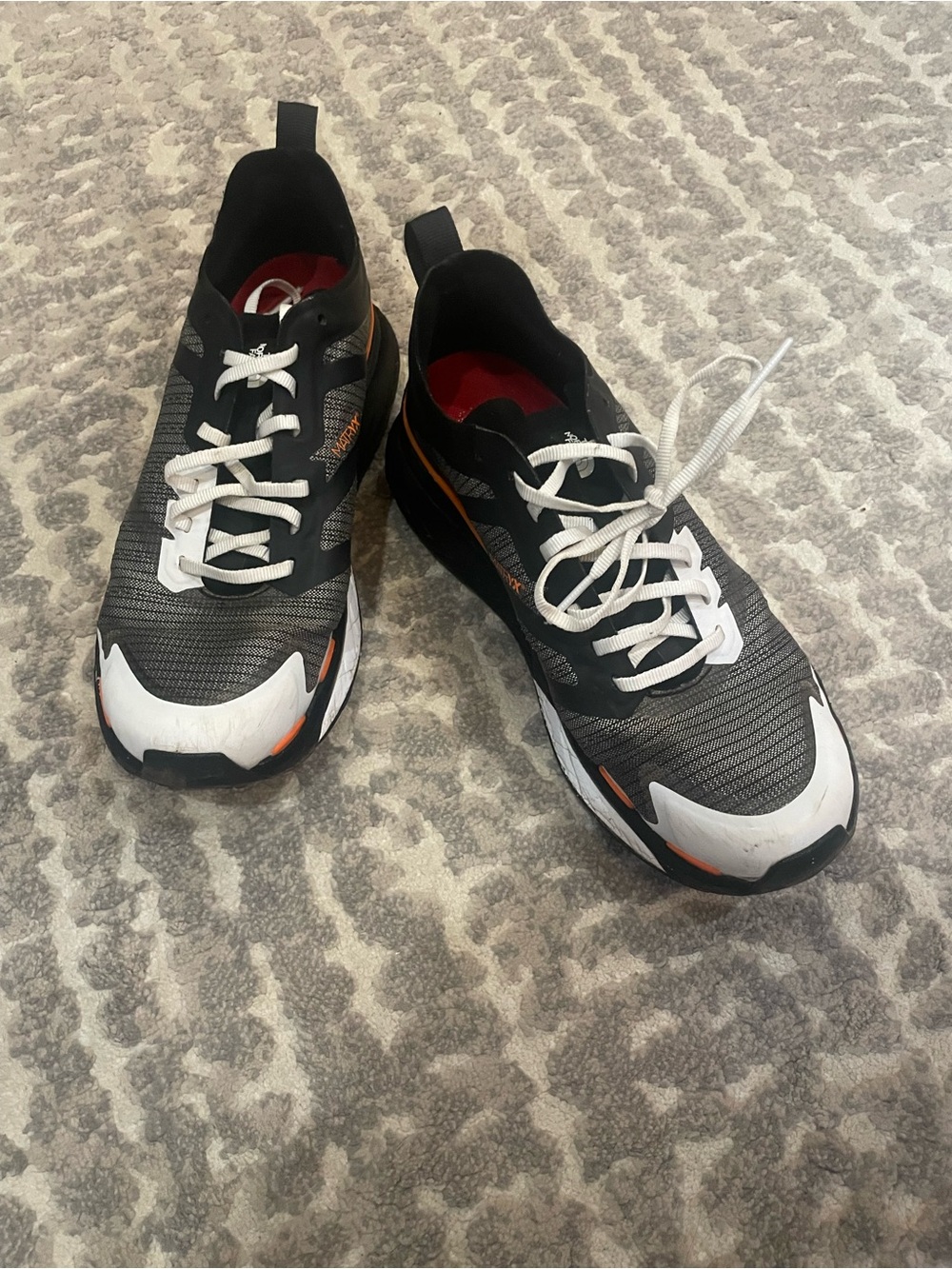 The North Face Women's Black and Orange Athletic Shoes - Picture 1 of 1